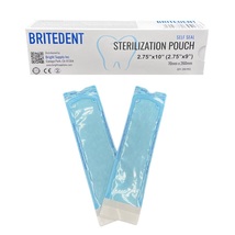 BRITEDENT Self Seal 2.75 x 10 Sterilization Pouches 200/Bx BSI-1027 - £7.01 GBP