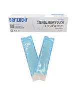 BRITEDENT Self Seal 2.75 x 10 Sterilization Pouches 200/Bx BSI-1027 - $12.00 CAD