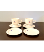 Vintage Delta Airlines Abco Tableware 2 ea. Coffee Cup and 4 ea. Saucer ... - £23.31 GBP