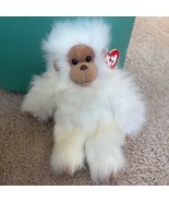 TY Tango 1994 White Monkey Ape w Tag Furry Soft - $18.00