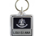 Louisiana State Flag Key Chain 2 Sided Key Ring - $4.95