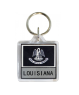 Louisiana State Flag Key Chain 2 Sided Key Ring - £3.89 GBP