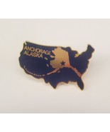 Anchorage Alaska Collectible Souvenir Travel Tourist Lapel Pin Pinchback - $16.63