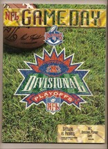 1997 NFL AFC NFC Playoffs Game Program Steelers Patriots - £34.24 GBP