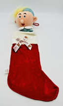 Hermey Elf Dentist  Rudolph The Red Nose Reindeer Christmas Stocking Plu... - £15.18 GBP