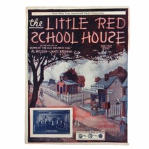 Vintage 1922 The Little Red School House Sheet Music Fox Trot Song Sheet - £9.72 GBP