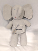 Pottery Barn Kids ELLIE SNUFFLE Snuffles Elephant  Plush Stuffed Grey 14&quot; HTF - £46.33 GBP