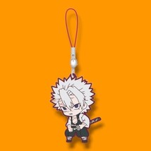 Demon Slayer Destroy Rubber Mascot 7 Zipper Pull Figure Sanemi Shinazugawa - £26.75 GBP