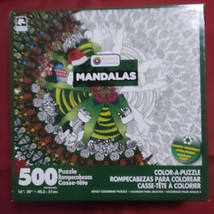 Mandalas 500 piece adult coloring puzzle - £6.87 GBP