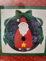 VTG 1990 Piecemakers Quilt Pattern of the Month ~ Nighttime Nicholas 14&quot;... - $6.88