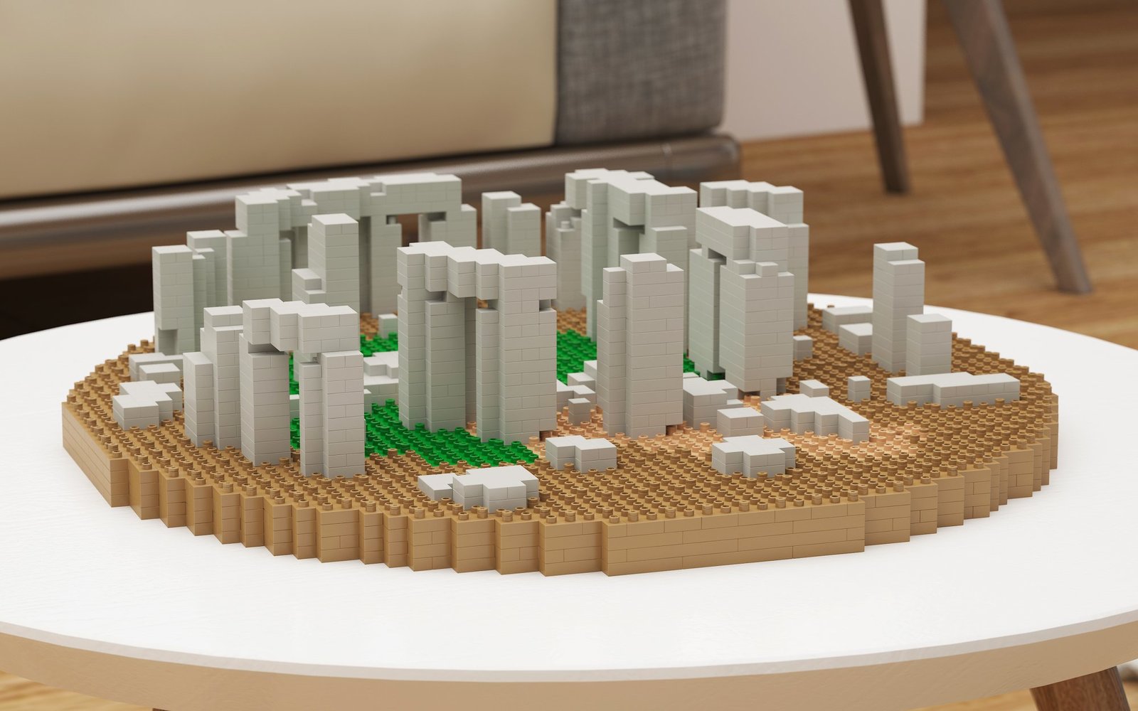 Stonehenge Sculptures (JEKCA Lego Brick) DIY Kit Item image 3