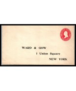 ca 1912 US Cover - Ward &amp; Gow, New York, NY L8 - $2.96