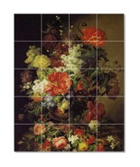 Joseph Nigg Flowers Painting Ceramic Tile Mural BTZ22888 - $273.54 CAD+