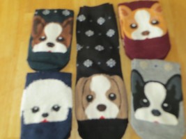 Womens 5pk Puppy Dog Ankle Socks - £7.88 GBP