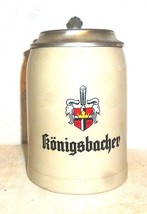 Konigsbacher Koblenz Lidded German Beer Stein - £15.58 GBP