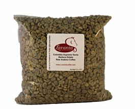 LAVANTA COFFEE GREEN COLOMBIA SUPREMO SANTA BARBARA ESTATE TWO POUND PAC... - $38.95