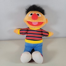 Sesame Street Ernie Plush Doll 15&quot; 2009 Toy Mattel Fisher Price - £8.78 GBP