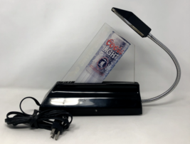 Coors Light Beer Sign Desk Lamp Light Tested &amp; Works - Vintage 1995 - $44.96