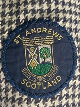 St. Andrews Golf Headcover Set 3 Pieces Made In Scotland Houndstooth Pat... - $72.51