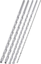 5-Piece, 12-Inch-Long, M2 Hss Steel, 1/8, 3/16, 1/4, 5/16, And 3/8-Inch ... - $31.98