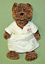 1992 NURSE TEDDY BEAR 16&quot; Vintage Purr Fection Teddy Care Plush Stuffed ... - £14.36 GBP