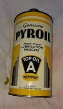 VINTAGE PYROIL TOP OIL A 32 OZ CAN COLLECTABLE OIL CAN  - £36.56 GBP