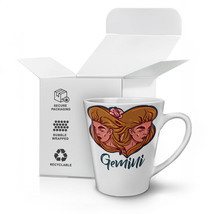 Gemini Face Head Fashion NEW White Tea Coffee Latte Mug 12 17 oz | Wellcoda - $15.99+