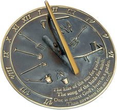 NauticalMart Garden Sundial Grow Old with Me -The Best is Yet, to be  - £70.30 GBP