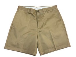 L.L. Bean Men’s Natural Fit Chino Shorts Size 36 Tan Khaki New With Tags - £24.80 GBP
