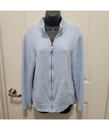 Life Is Good Women’s 100% Cotton Ribbed Zip Up Cardigan XL Blue Do What ... - $27.01 CAD