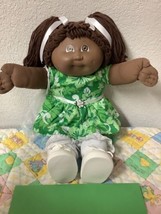 Vintage Cabbage Patch Kid Girl African American Head Mold #3 1985 Brown Hair - £147.88 GBP