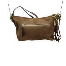 Coach Handbags Women fine suede natural cowhide leather brown Hobo G04S-1421 - £31.96 GBP