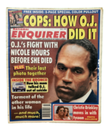 NATIONAL ENQUIRER vintage tabloid magazine OJ SIMPSON -INSIDE BRONCO JUL... - $336.42 MXN