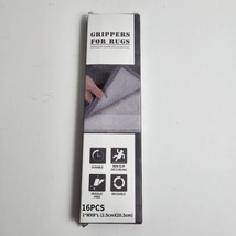 Carpet Gripper Tape Non Slip Reusable for Bath Rugs &amp; Tile Floors, 16 ct 1&quot;x8&quot; - £6.19 GBP