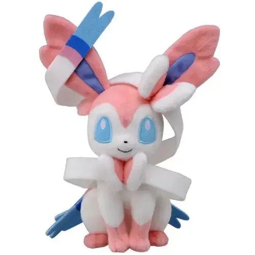 1 Piece Pokemon Sitting Sylveon  Plush Doll Toys Stuffed Animals Gift 8&quot; 20 CM - £17.52 GBP