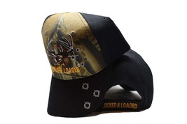 Locked &amp; Loaded Bullet Deer Hunter Camo Black Back Embroidered Cap Hat 901 - £9.53 GBP