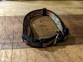 Adjustable Small Dog Collar Multicolor Nylon Easy Open Snap About 9+ Inches - $73.98 MXN