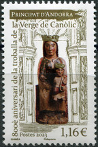 Andorra [Fr.]. 2023. Apparition of the Virgin of Can?lich (MNH **) Stamp - £1.42 GBP