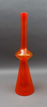 Blenko 1959 Wayne Husted #5937 Tangerine Orange 19&quot; Decanter Bottle No S... - £553.04 GBP