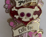 Disney 2008 Pirates Of The Caribbean A Pirate&#39;s Life For Me Pink Jeweled... - $21.60 CAD