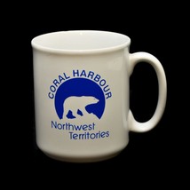 Vintage Coral Harbour Nunavut NorthWest Territories NWT Coffee Mug Polar Bear - £9.43 GBP
