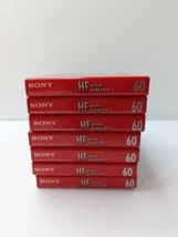 14 New Sony HF Type Blank Recording Cassette Tapes 60 minutes (7 Packs Of 2) - £15.45 GBP