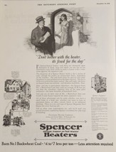 1925 Print Ad Spencer Heaters Steam,Vapor or Hot Water Standard Williamsport,PA - £13.82 GBP