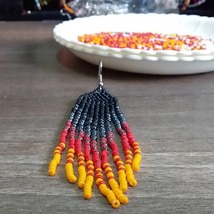 African Maasai Beaded Ethnic Tribal Earrings - Handmade in Kenya 18 - £7.89 GBP