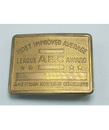 Vintage Belt Buckle American Bowling Congress Improved Average 2 1/4&quot; x ... - $6.88