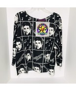 VTG Elvis Presley Jailhouse Rock AOP Print 3/4 Sleeve Shirt Liberty Flye... - $138.55