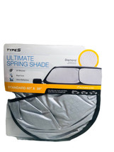 Types Ultimate Spring Shade- 60x28”Fits Most Cars/Trucks/Suv’s. - £14.02 GBP