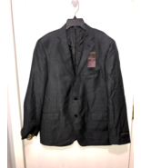 NEW Black &amp; Brown Jack Mens Gray Wool Sports Coat Blazer Slim Fit SZ 42R... - $21.77