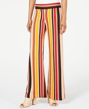 BCX Juniors Multi Striped Wide Leg Pants Color Retro Multi Stripe Size X... - $37.74
