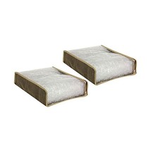 Household Essentials Set of Two Sweater Storage Bags, Coffee Linen  - $25.76 CAD